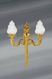 The incandescent rope light bulbs have a white light inside and the tubing is a colored tubing. Wall Lamp In Solid Bronze Old Gold Patina Two Lights Frosted White Glass Lucien Gau Massive Bronze Lightings Made In France Applique En Bronze Massif Patine Vieil Or Deux