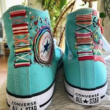 Another option is to go for better ones like. Converse All Star Diy Embroidery High Tops Sneaker Styling Embroidery Shoes Converse Diy Shoes