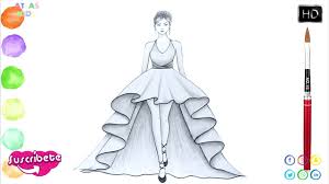 Con nuestros dibujos para aprender a dibujar para niños paso a paso, serás todo un artista. Como Dibujar Una Princesa Con Un Vestido Hermoso Youtube
