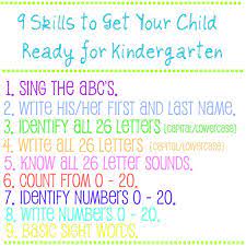 Understand time concepts like yesterday, today, and tomorrow. 9 Skills To Get Your Child Ready For Kindergarten Kindergarten Readiness Kindergarten Prep Preschool Learning