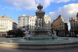 Fountain Is The Centrepiece Review Of Place Des Jacobins Lyon France Tripadvisor