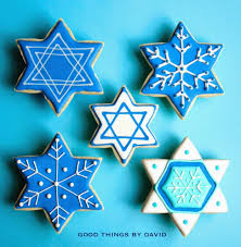 Good Things By David Davids Cookies Star Cookies Decorated Chanukah Party