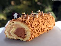 Cinnamon Speculoos Yule Log Recipe Yule Log Baking Desserts