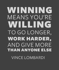 Stamina Endurance Work Ethic Not Everybody Has This Vision Inspirational Sports Quotes Lombardi Quotes Sports Quotes