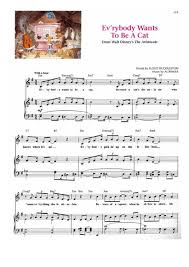 Everybody Wants To Be A Cat The Aristocats Disney Song Collection Aristocats Disney Songs Disney Word