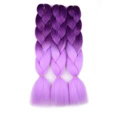 Some are like color with braids. Amazon Com Bacana Ombre Braiding Hair Purple Light Purple 3pcs Jumbo Braiding Hair Extension For Braids Twist 24 Inch 100g Hot Water Seal Soft Synthetic Fiber Beauty