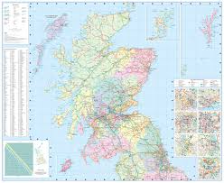 2017 Collins Scotland Road Map Collins Uk 9780008158590