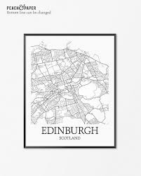 This is an original, not reproduction, vintage miniature map of edinburgh and glasgow scotland which was carefully removed from a tiny antique atlas. Edinburgh Karte Kunstdruck Edinburgh Poster Karte Von Edinburgh Decor Stadtplan Edinburgh City Kunst Geschenk Von Ed Kartenkunst Landkarten Poster Stadtplan