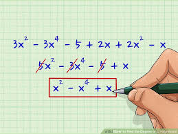 How To Find The Degree Of A Polynomial 14 Steps With Pictures