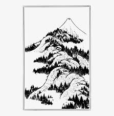 Thirty Six Views Of Mount Fuji Drawing One Hundred Let S Travel Fuji Japan Tote Bag Transparent Png 489x749 Free Download On Nicepng