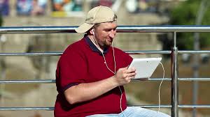 See reviews, photos, directions, phone numbers and more for fat man computers locations in oneonta, ny. Fat Man Uses Tablet Computer Man With Tablet Pc Sits In The City Businessman In Baseball Cap Sits And Holds In Hands White Tablet Pc Stock Video Footage Storyblocks
