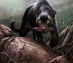 A Black Leopard In An Ethiopian Highland Forest Setting Description From Fuz Caforio Art Deviantart Com I Searched For Big Cats Art Animal Paintings Animals
