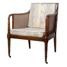 Bamboo Cane Regency Style Chair By Hickory Chair Co Hickory Chair Chair Club Chairs