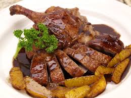 Sans prétendre égaler l'admirable rostand. Canard A L Orange Recipe French Roast Duck With Orange Sauce Whats4eats