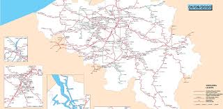Das königreich belgien liegt zwischen frankreich, den niederlanden, luxemburg und deutschland. Karte Des Streckennetzes Sncb