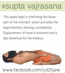 Supta Vajrasana Hatha Yoga Poses Yoga Asanas Wellness Yoga