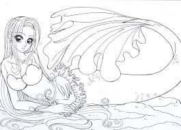 Colouring pics coloring book pages printable coloring pages coloring sheets kids coloring mandala art mermaid coloring book fairy coloring copics. Mermaid Colour Me By Resiove On Deviantart Mermaid Coloring Pages Mermaid Coloring Realistic Mermaid