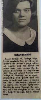 Susan Diane Savage (1950-2016)