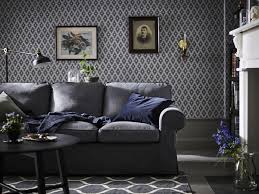 Ikea Deutschland Graues Ektorp Sofa Vor Grauer Wand Meinikea Mobel Wohnzimmer Sofa Bett Sofa Design