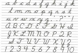 right cursive uppercase letters english cursive letters