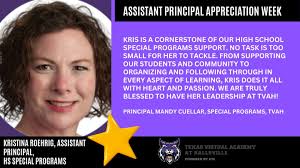 Happy Assistant Principals Week! 🎉 Today we're also celebrating Kristina  Roehrig, AP
