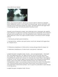 Punca banjir 2 1 punca semulajadi a. Cara Mencegah Banjir