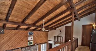 Maybe you would like to learn more about one of these? Help Identify Wood Stain For Tongue Groove Beam Cabin Ceiling Popular In Poconos And Possibly Other Woodsy Areas Home Improvement Stack Exchange