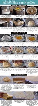 Homemade Egg Noodles Step By Step Pictures Include Food Processor Method Or By Hand Recipe Food Processor Recipes Homemade Egg Noodles Noodle Recipes Homemade