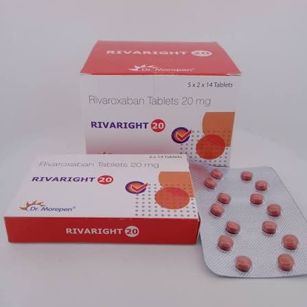 RIVARIGHT 20MG (Rivaroxaban) TABLET at ₹ 630/box | Pharmaceutical Injection in Nagpur | ID: 2854360100491