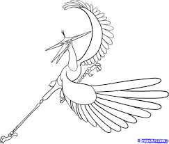 How To Draw Crane Master Crane Kung Fu Panda Step By Step Characters Pop Kung Fu Panda Panda Coloring Pages Kung Fu