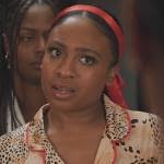 WornOnTV: Keisha's black butterfly graphic sweatshirt