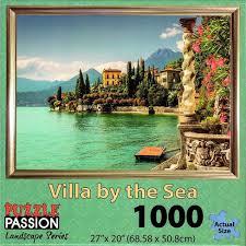 Landscape jigsaw puzzles 4in 1 1.9.18 apk. Puzzle Passion Villa Sea 1000 Piece Landscape Jigsaw Puzzle Target