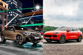 Neither model offers the option of seven seats. Porsche Cayenne Coupe Vs Bmw X6 Which Suv Coupe Is King Carbuzz
