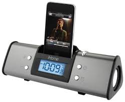 Kitsound xdock ipod clock radio dock. Ihome Ih16 Ipod Alarm Clock Speaker Dock Gray Ih16gvx