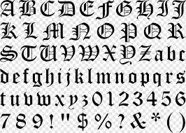 If you're interested in creating a font with bitfontmaker, all you need to do is draw ea. Blackletter Typeface Gothic Alphabet Font English Alphabet Angle Text Monochrome Png Pngwing