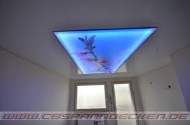 deckenfeld mit wunschmotiv und led beleuchtung beleuchtung led spanndecke lackspanndecke deckenfeld bedruckt spanndecken decke lichtwande