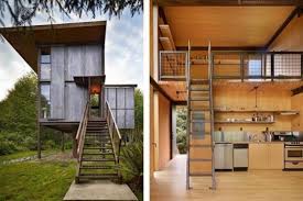 Sol duc cabins, forks, washington. Olson Kundig Architects Prefab Sol Duc Cabin Rests Lightly On Four Stilts