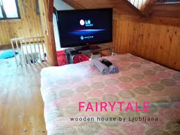 Bedroom in a wooden house. Fairytale Wooden House Grosuplje Updated 2021 Prices