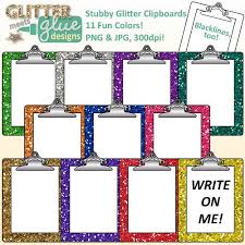 Stubby Glitter Clipboard Back To School Supplies Clipart 11 Fun Colors Clipart Education Teaching Tpt Clip Art Back To School Supplies Teaching Supplies