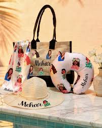 🌴✈️ Travel in Style with Your Own *Personalised Travel Combo!* Make every  vacation extra special with a travel set designed just for you. 💖 🎀  Personalised Scarf 18x42 inch Material: Viscose 👜