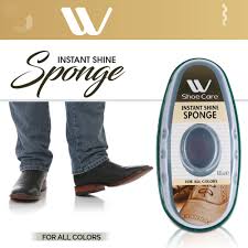 W Shoe Care Instant Shine Sponge For Natural And Synthetic Leather Shoes And Bags Dye Neutral Shoe Care Leather Shoes