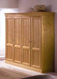 Kleiderschrank schrank fichte massiv mediterran romantik landhaus antik. Kleiderschrank Il Sogno 4 Trg Fichte Honig Lackiert Ausstellungsstuck
