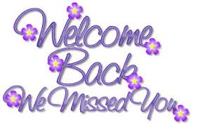  Purple Miss You Cards Welcome Back Frances Teddybear64 Photo Welcome Back Pictures Welcome Card Welcome Back To Work