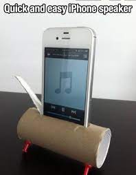 I M Sorry I Can T Hear The Music Over The Sound Of My Awesome Kludge Life Hacks Iphone Speaker Helpful Hints