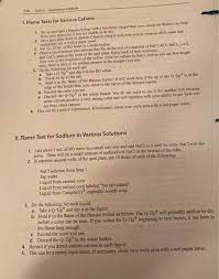 _ / 39 fasil aladwani learning objec±ves in this ac±vity, we'll explore the rela±onship between the work stored in a spring, and the velocity at which that spring can launch an object. Solved 114 Labo Qualitative Analysis 1 Flame Tests For V Chegg Com