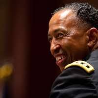 Gen. Dennis L. Via, commanding general of U.S. Army