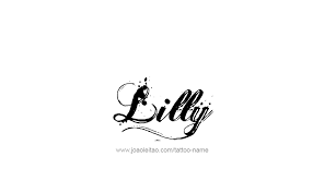 For example, there is a bundle of white lilies in the arms of the virgin mary. Lilly Name Tattoo Designs Name Tattoo Designs Name Tattoos Lilly Tattoo Design
