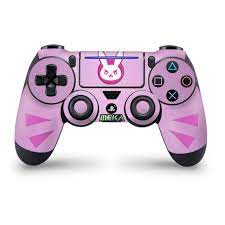 D Va Pink Ps4 Pro Slim Controller Skin Overwatch Fan Art Ps4 Controller Skin Ps4 Controller Ps4