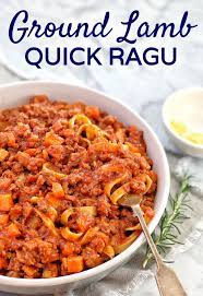 Quick Lamb Ragu Easy Mid Week Dinner Chef Not Required Recipe Lamb Ragu Lamb Recipes Quick Pasta Recipes
