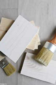 Instead of brushing on the stain and then immediately wiping it off with a cloth (as per the can's directions), brush on a thin layer, don't wipe and let dry. How To Whitewash Wood 2 Techniques Tidbits